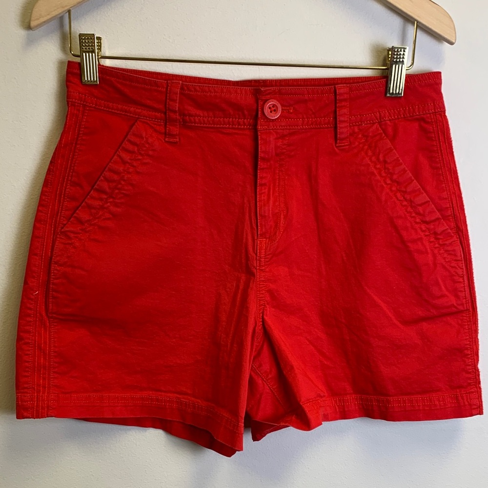 Eddie Bauer Red Women's Bermudas Shorts